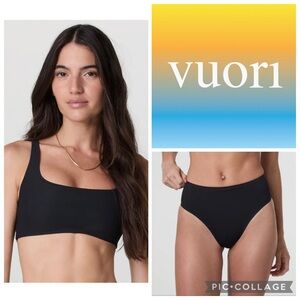 VUORI Black Swimwear Set- XS
